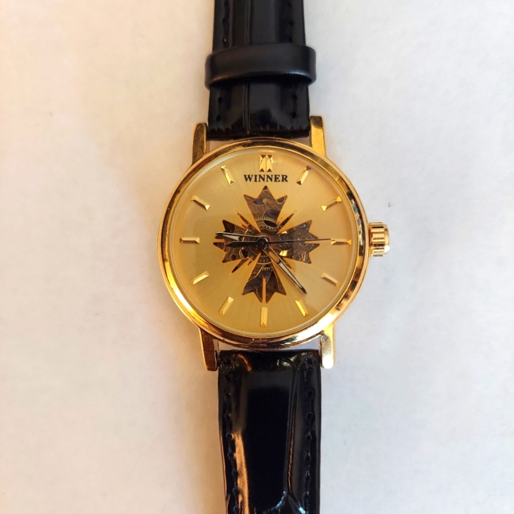Womens skeleton watch